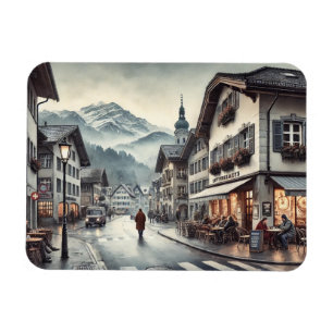 Café in Interlaken Schweiz Magnet