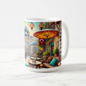 Café in Istanbul Kaffeetasse (VorderseiteRechts)