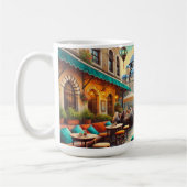 Café in Istanbul Kaffeetasse (Links)