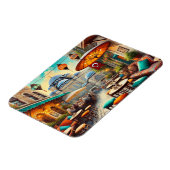 Café in Istanbul Magnet (Linke Seite)