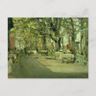 Cafe in Jalta, 1905 Postkarte