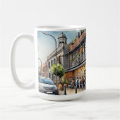 Café in Johannesburg, Südafrika Kaffeetasse (Links)