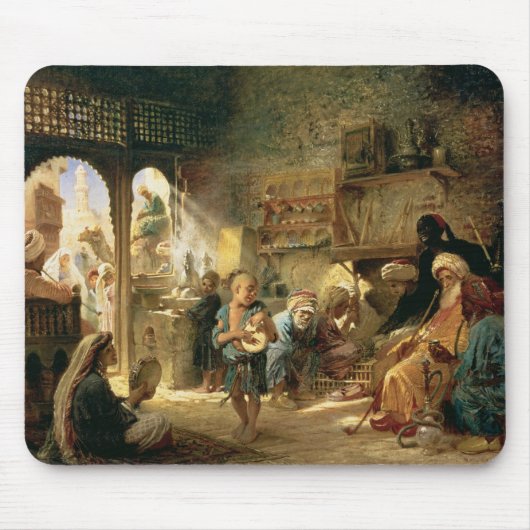 Café in Kairo, 1870s Mousepad (Vorne)
