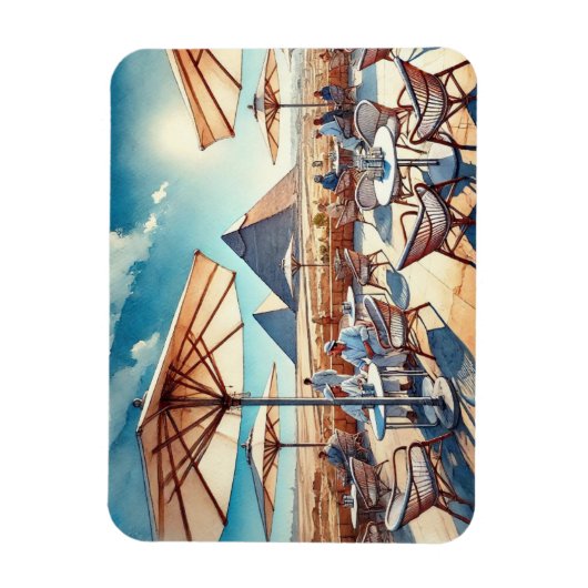 Café in Kairo Ägypten Magnet (Vertikal)