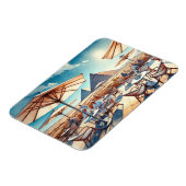 Café in Kairo Ägypten Magnet (Linke Seite)