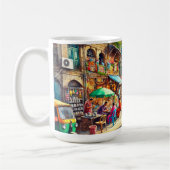 Café in Kalkutta Indien Kaffeetasse (Links)