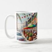 Café in Lagos Nigeria Kaffeetasse (Links)