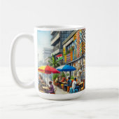Café in Lagos Nigeria Kaffeetasse (Links)