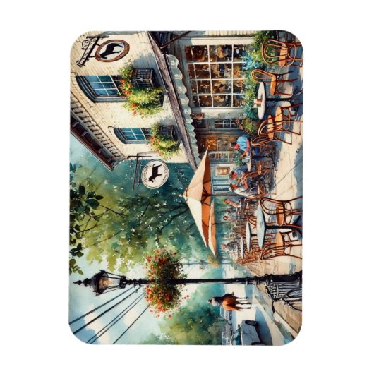 Café in Lexington Kentucky Magnet (Vertikal)