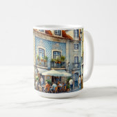 Café in Lissabon Belem Kaffeetasse (VorderseiteRechts)