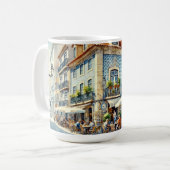 Café in Lissabon Belem Kaffeetasse (Vorderseite Links)