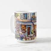 Café in Marseille Frankreich Kaffeetasse (Vorderseite Links)
