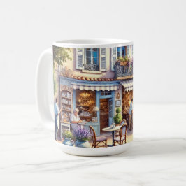 Café in Marseille Frankreich Kaffeetasse