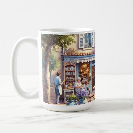 Café in Marseille Frankreich Kaffeetasse (Links)