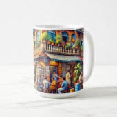 Café in Mumbai Indien Kaffeetasse (VorderseiteRechts)