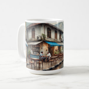 Café in Mumbai Indien Kaffeetasse