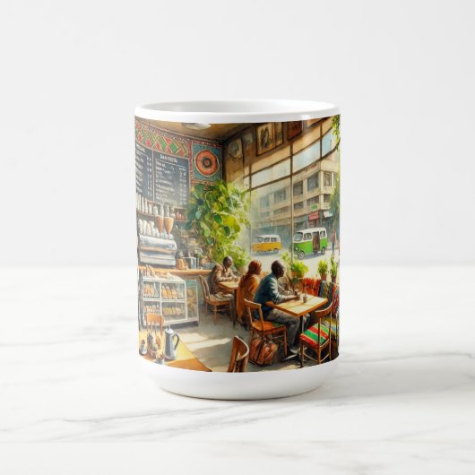 Café in Nairobi Kenya Tasse (Mittel)