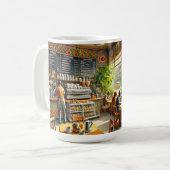 Café in Nairobi Kenya Tasse (Vorderseite Links)