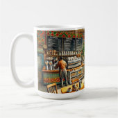 Café in Nairobi Kenya Tasse (Links)