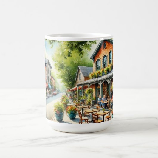 Café in Nashville Indiana Kaffeetasse (Mittel)