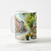 Café in Nashville Indiana Kaffeetasse (Vorderseite Links)