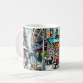 Café in New York Bronx Kaffeetasse (Vorderseite Links)