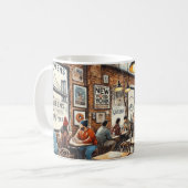 Café in New York Queens Kaffeetasse (Vorderseite Links)