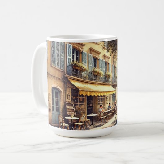Café in Nizza Tasse Frankreich (Vorderseite Links)