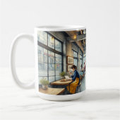 Café in Osaka Kaffeetasse (Links)