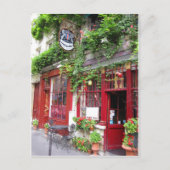 Café in Paris Postkarte (Vorderseite)
