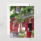 Café in Paris Postkarte (Vorne/Hinten)