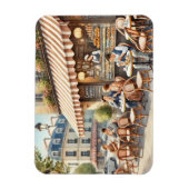 Café in Paris Tasse Frankreich Magnet (Vertikal)