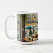 Café in Rainy Seattle Kaffeetasse (Links)