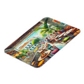 Café in Rio Brasilien Tasse Magnet (Linke Seite)