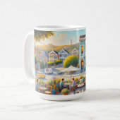Café in San Francisco Golden Gate Bridge Kaffeetasse (Vorderseite Links)