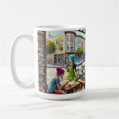 Café in San Francisco Mission District Tasse (Links)