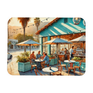 Café in Santa Barbara Magnet