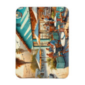 Café in Santa Barbara Magnet (Vertikal)