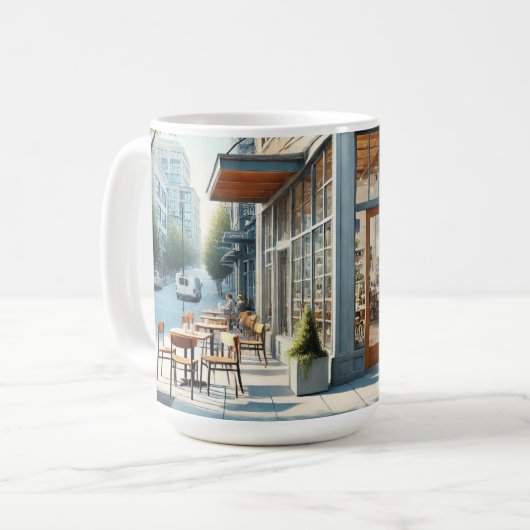 Café in Seattle Kaffeetasse (Vorderseite Links)