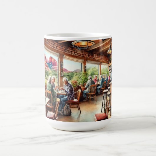 Café in Sedona Kaffeetasse (Mittel)