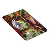 Café in Sedona Magnet (Rechte Seite)