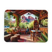 Café in Sedona Magnet (Horizontal)