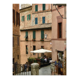Café in Siena, Italien Fotodruck