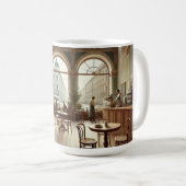 Café in St. Petersburg Kaffeetasse (VorderseiteRechts)