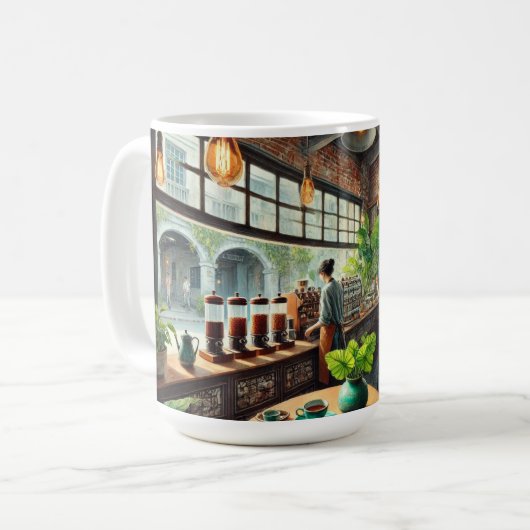 Café in Tainan Kaffeetasse (Vorderseite Links)