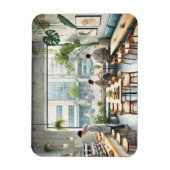 Cafe in Taipei Magnet (Vertikal)