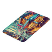 Café in Tokio Magnet (Linke Seite)