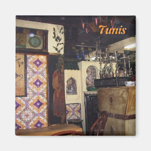 Café in Tunis Magnet