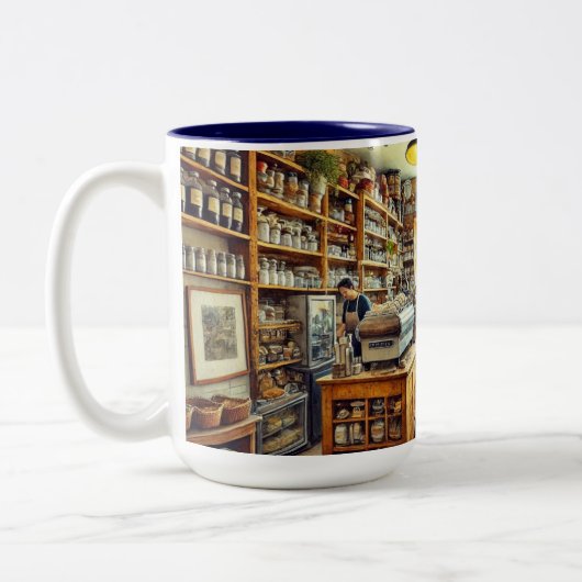 Café in Vancouver Tasse (Links)