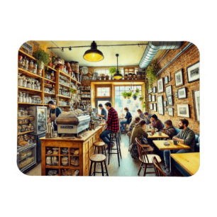 Café in Vancouver Tasse Magnet